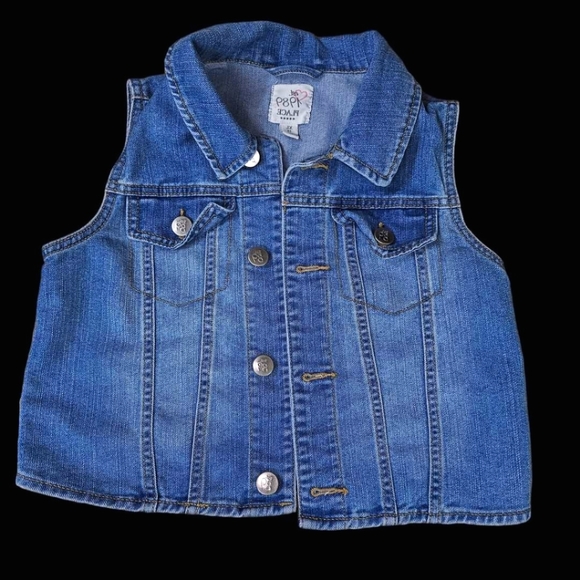 Est. 1989 Place Other - Girls 14 Jean Denim Vest Top